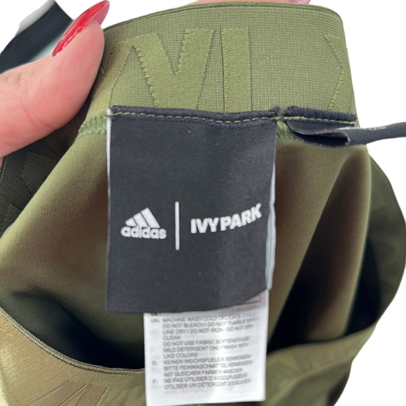 Adidas X Ivy park mens tight and long sleeve matching set wild pine & black XL - Picture 15 of 15